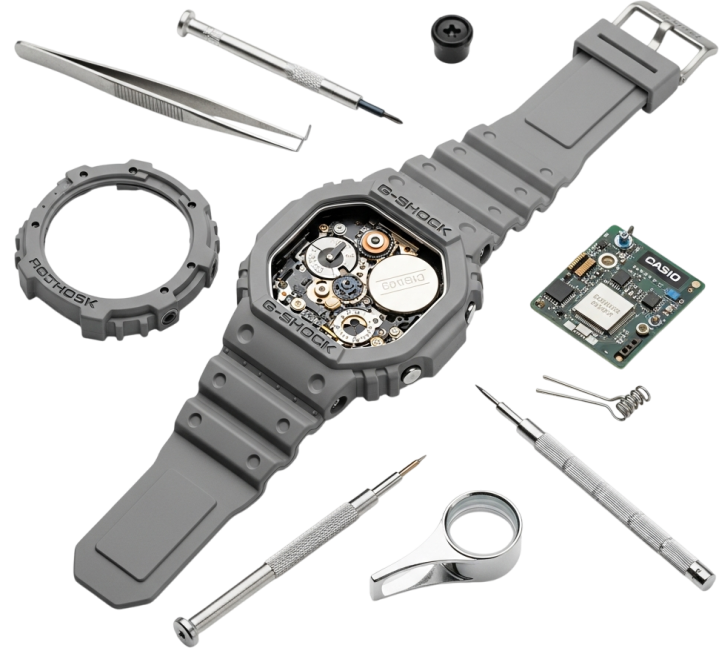 Réparation de mouvement de montre, Guadeloupe